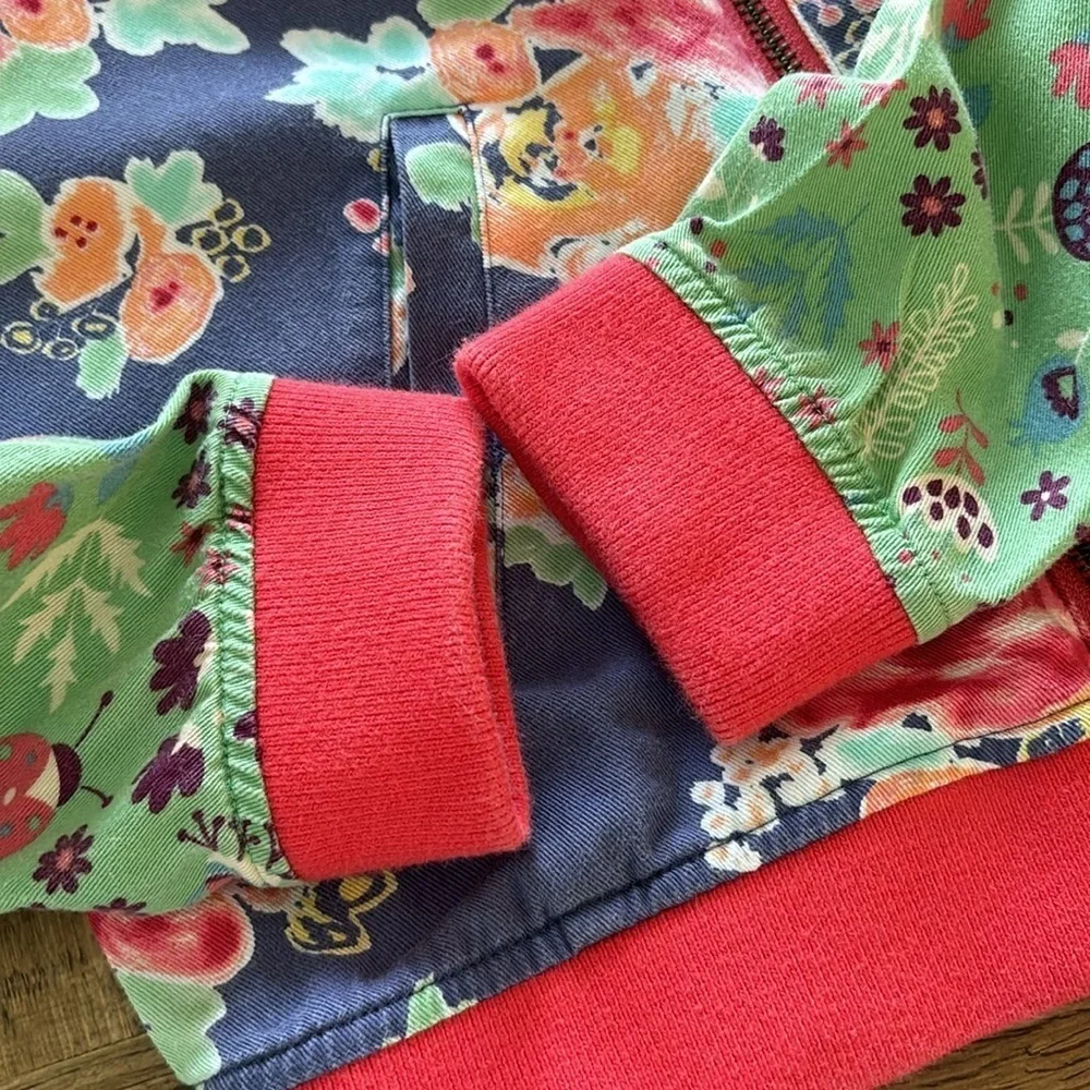 Matilda Jane Mixed Print Jacket. Girl’s Sz 10 | Cabin Night | Purple | Green EUC
